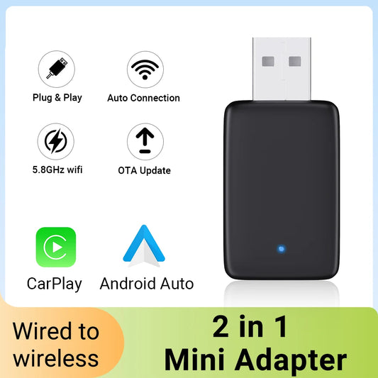 NavMate™ Wireless CarPlay + Android Auto